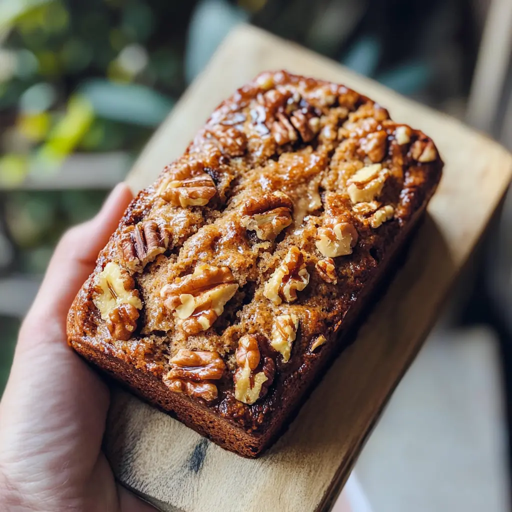 Süßes Bananenbrot mit knackigen Walnüssen – ein himmlischer Genuss! Saftig und aromatisch, ist es perfekt für den Kaffeetisch oder als Snack für zwischendurch. Ein Rezept, das du dir unbedingt merken solltest!