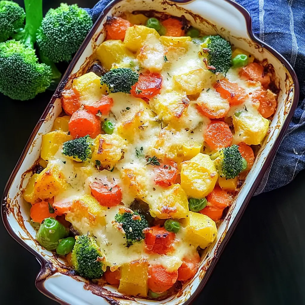 Ein Farbenspiel auf dem Teller! 🌈 Dieser bunte Gemüseauflauf kombiniert frisches Gemüse in einer würzigen Kräuter-Sahne-Mischung. Ideal für ein gesundes Abendessen oder als Beilage bei Festlichkeiten. Hol dir das Rezept für deinen nächsten Genussmoment! 🥦🍅