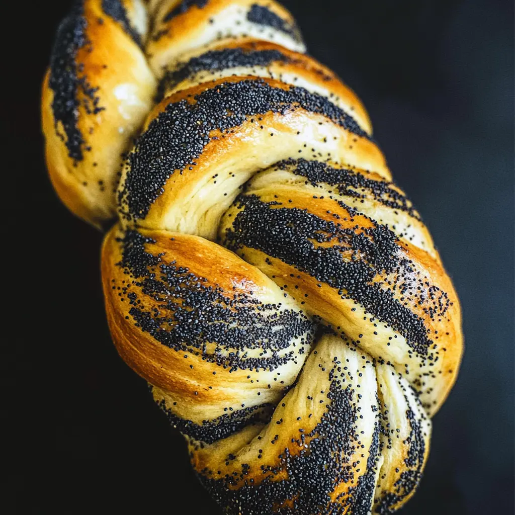 Zarter Hefezopf mit Mohn – ein himmlischer Genuss! Der fluffige Teig vereint sich perfekt mit der nussigen Mohnfüllung. Ideal für ein gemütliches Frühstück oder den kleinen Snack am Nachmittag. Perfekt zum Teilen und Verlieben!