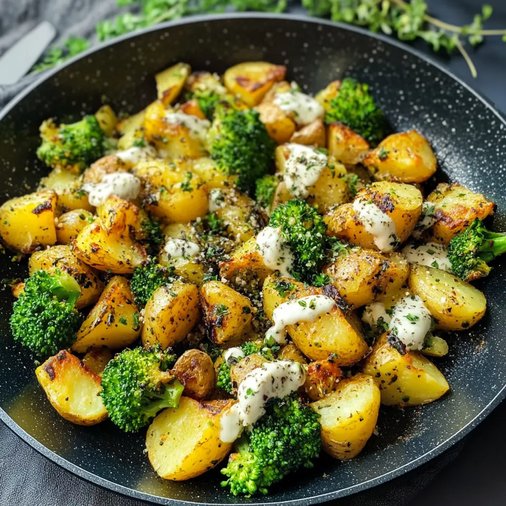 Ein wahres Geschmackserlebnis! Diese Kartoffelpfanne mit knackigem Brokkoli ist nicht nur vegan, sondern auch voller gesunder Aromen. Ideal für ein schnelles Mittagessen oder als farbenfrohe Beilage beim Abendessen – einfach köstlich!