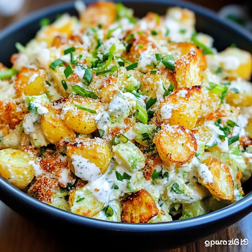 Frisch und knackig – dieser Kartoffelsalat ist ein Muss für jede Grillparty! Mit zarten Kartoffeln und einem würzigen Dressing ist er die perfekte Beilage für gesellige Abende. Ideal für jedes Sommerfest!