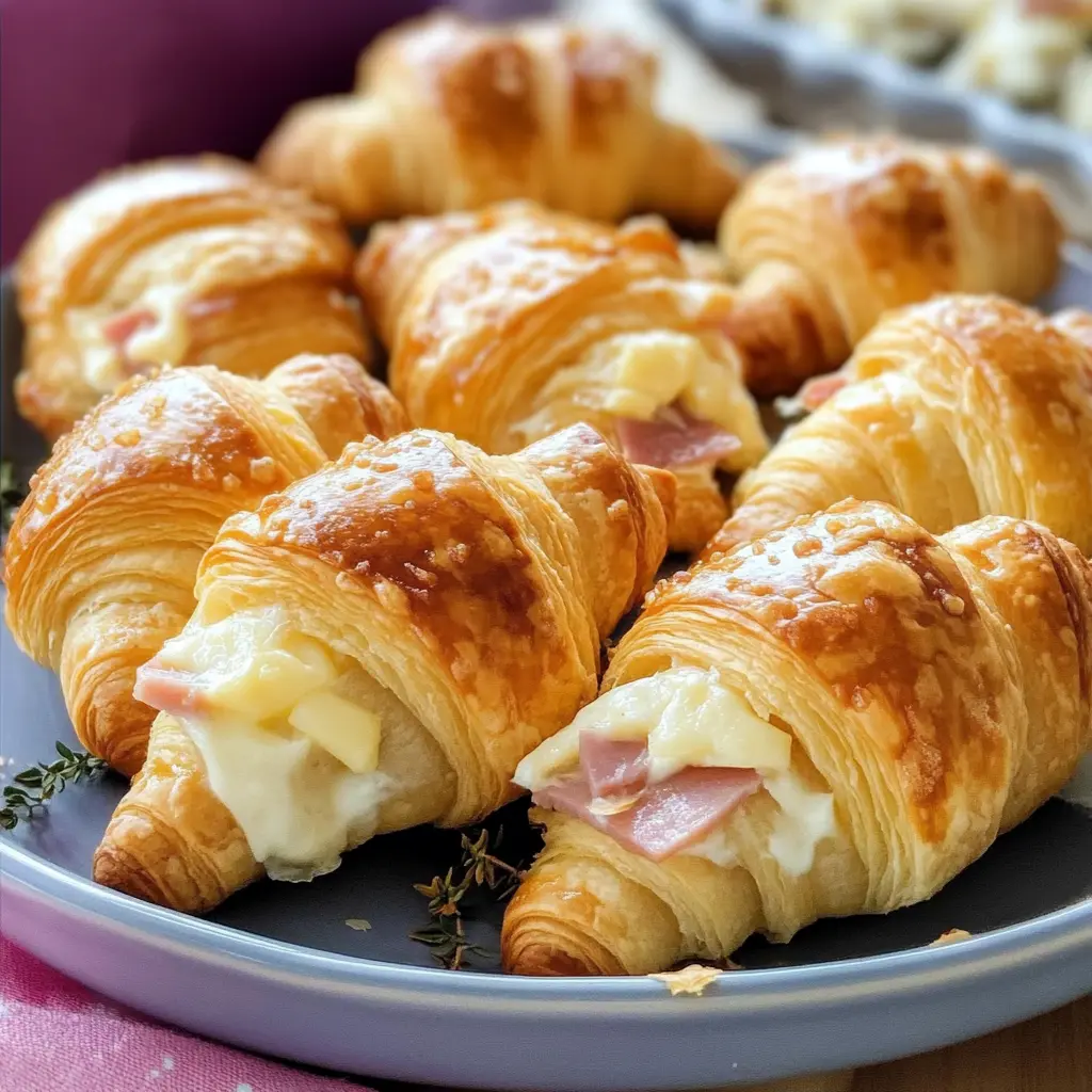 Ein köstlicher Snack für zwischendurch! Diese Mini Frischkäse Hörnchen sind gefüllt mit würzigem Käse und saftigem Schinken. Knusprig, cremig und einfach unwiderstehlich! Perfekt für die nächste Feier oder als schneller Happen bei einem gemütlichen Abend mit Freunden.