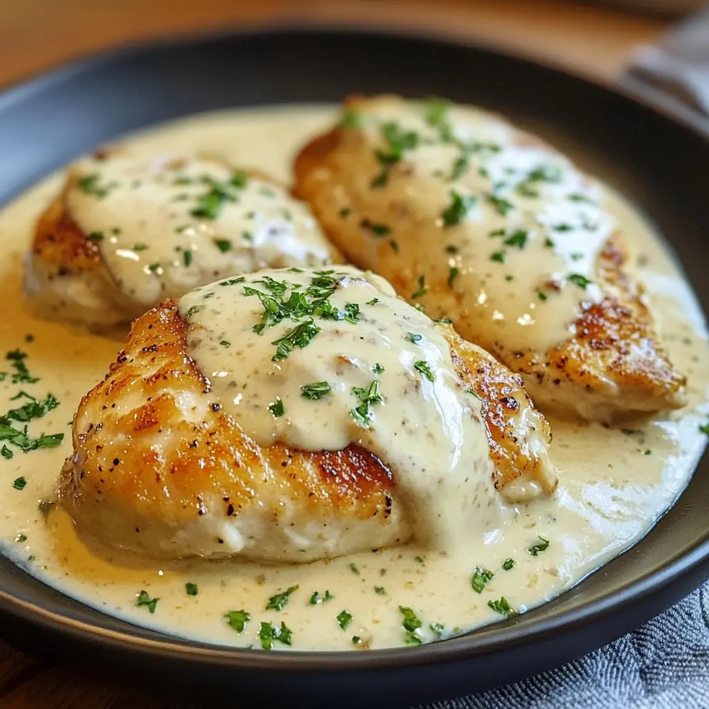 Ein himmlischer Genuss, der dich verzaubert! Saftige Hähnchenbrust in einer cremigen Frischkäsesauce und verfeinert mit aromatischen Kräutern. Ideal für ein schnelles, leckeres Abendessen mit Freunden oder Familie!