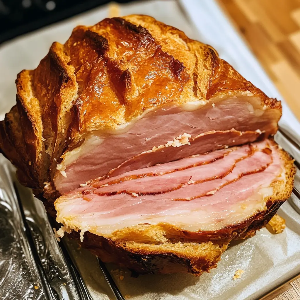Ein Fest für die Sinne: Osterschinken im knusprigen Brotteig! Zarter, würziger Schinken umhüllt von luftigem Teig – ein absoluter Hingucker für Ihr österliches Buffet. Ideal für festliche Anlässe und um Familie und Freunde zu begeistern!